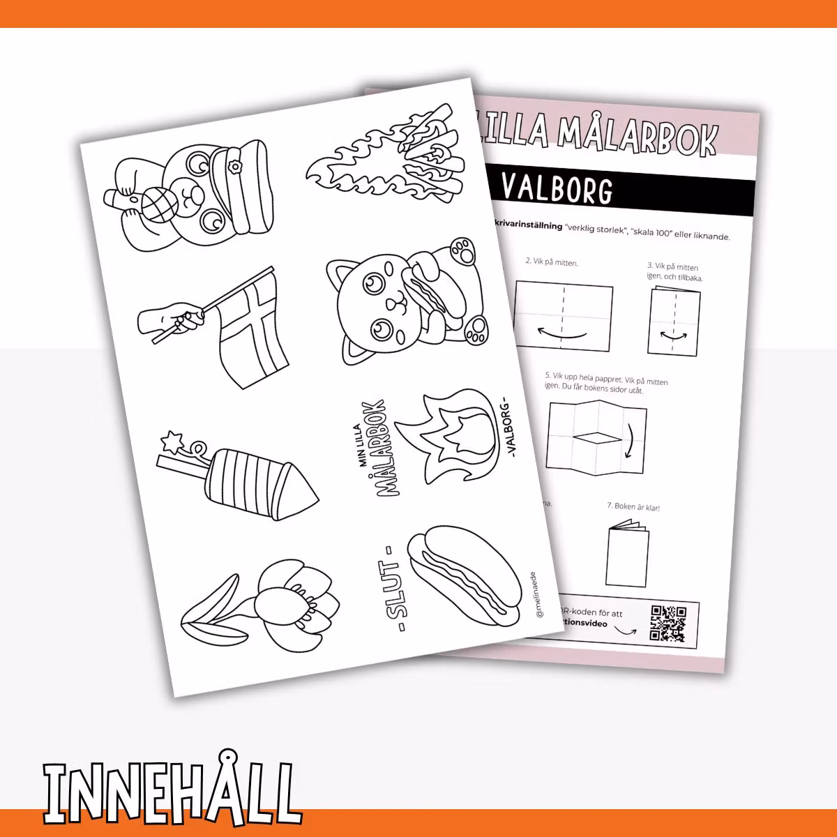 Min lilla målarbok - Valborg