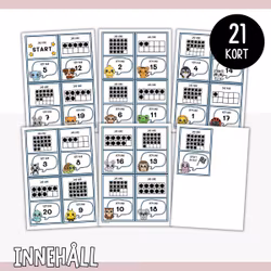 Jag har, vem har? - Mattespel tal 1-20