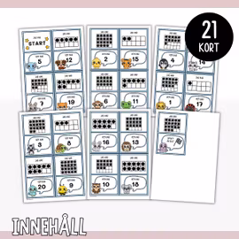 Jag har, vem har? - Mattespel tal 1-20