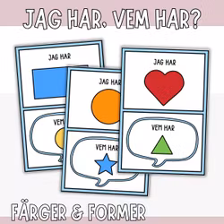 Jag har, vem har? - Färger och former