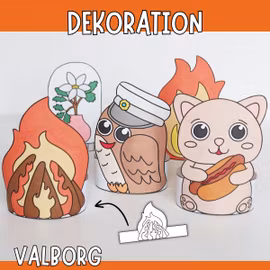 Dekorationer - Pyssel till valborg 30 april