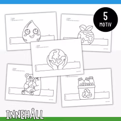 Dekorationer - Pyssel till jordens dag 22 april