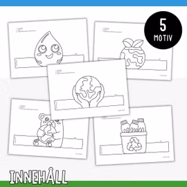 Dekorationer - Pyssel till jordens dag 22 april