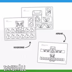 Jordens dag-pyssel 22 april - Huvudkronor & armband