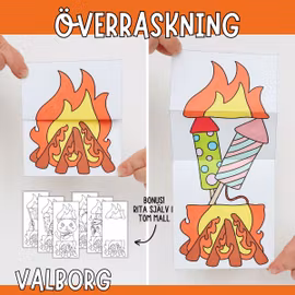 Öppna majbrasan - Pyssel till valborg (30 april)