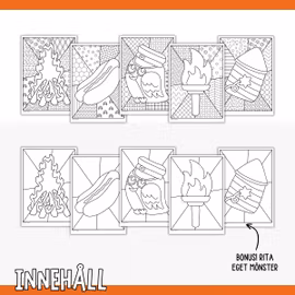 Valborg 30 april - Målarbilder popkonst
