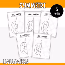 Halloweenpyssel – Symmetriska pumpor