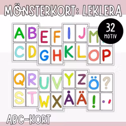 ABC-kort till leklera