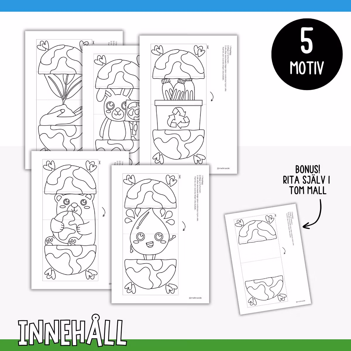 Jordens dag-pyssel för barn - Öppna jordklotet