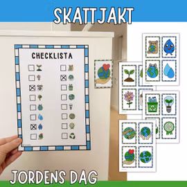 Skattjakt för barn - Jordens dag