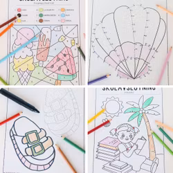 Skolavslutning pysselkit - 6 roliga pyssel att skriva ut