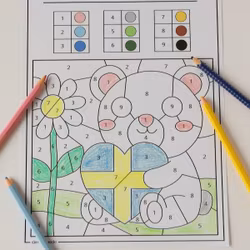 Färglägg med kod - Sveriges nationaldag