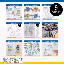 Sveriges nationaldag - Ultimata pysselpaketet