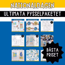 Sveriges nationaldag - Ultimata pysselpaketet