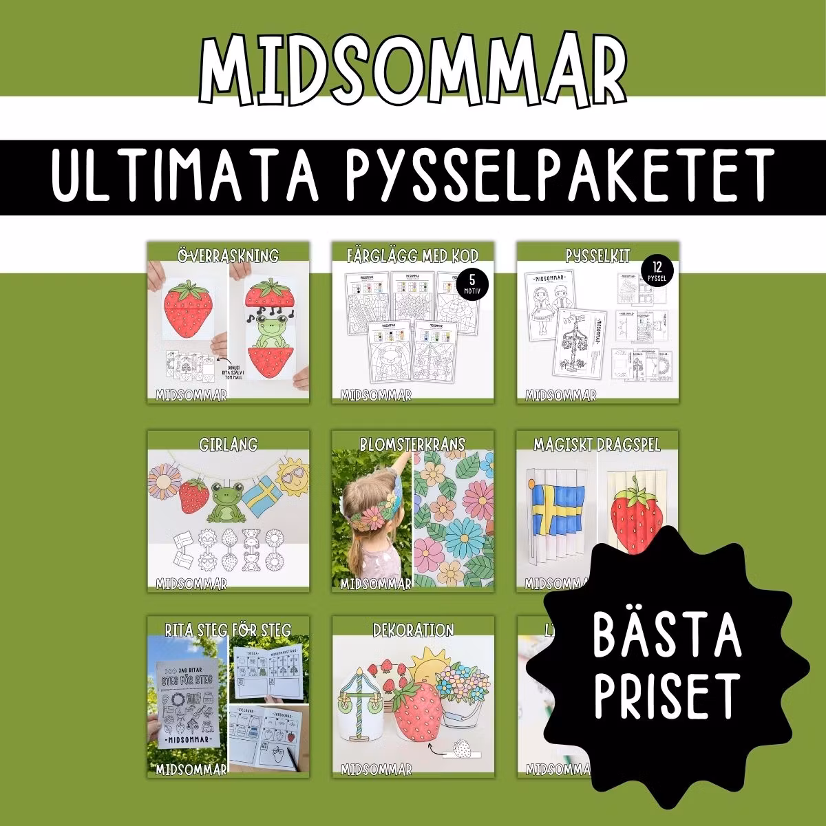 Midsommarpyssel - Ultimata pysselpaketet