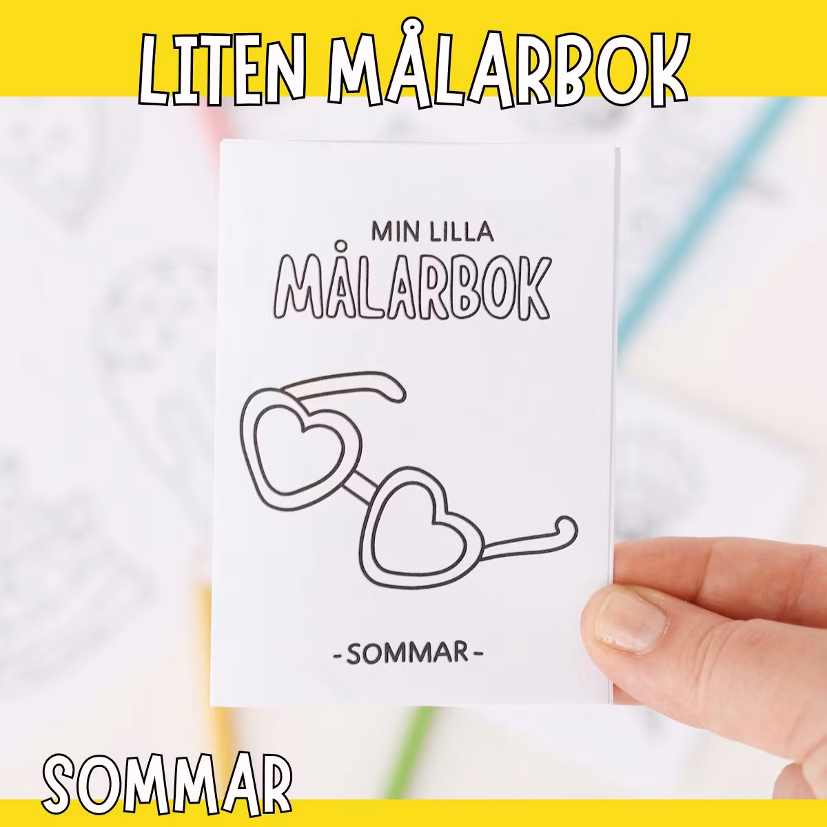 Min lilla målarbok - sommar