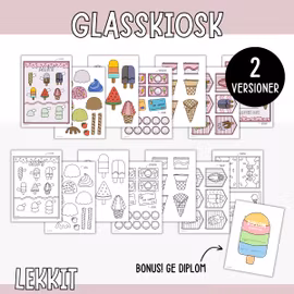 Lekkit glasskiosk - Skriv ut själv
