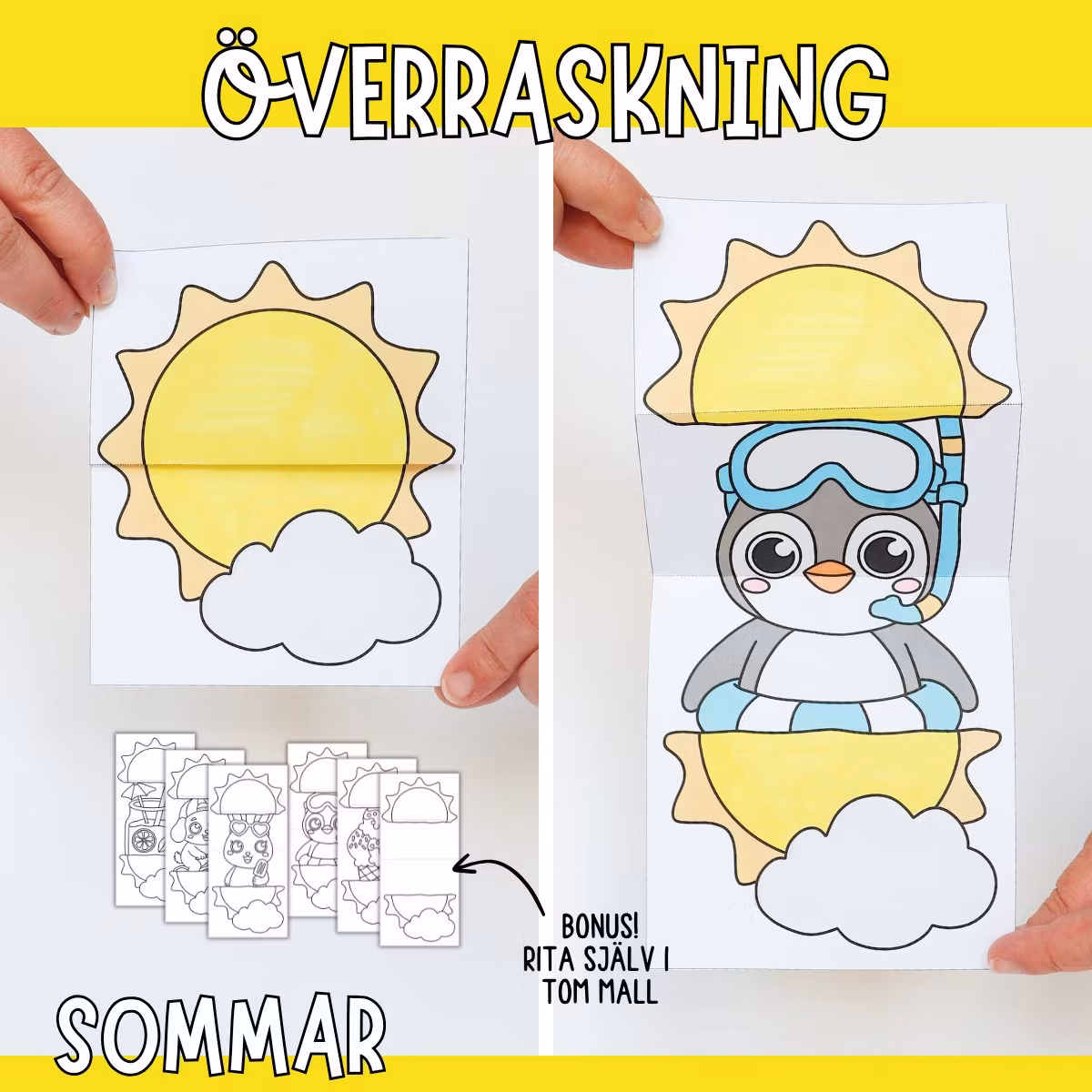 Sommarpyssel för barn - Öppna solen