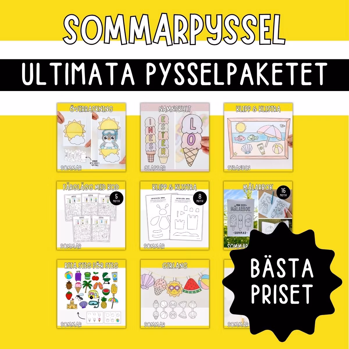 Sommarpyssel - Ultimata pysselpaketet