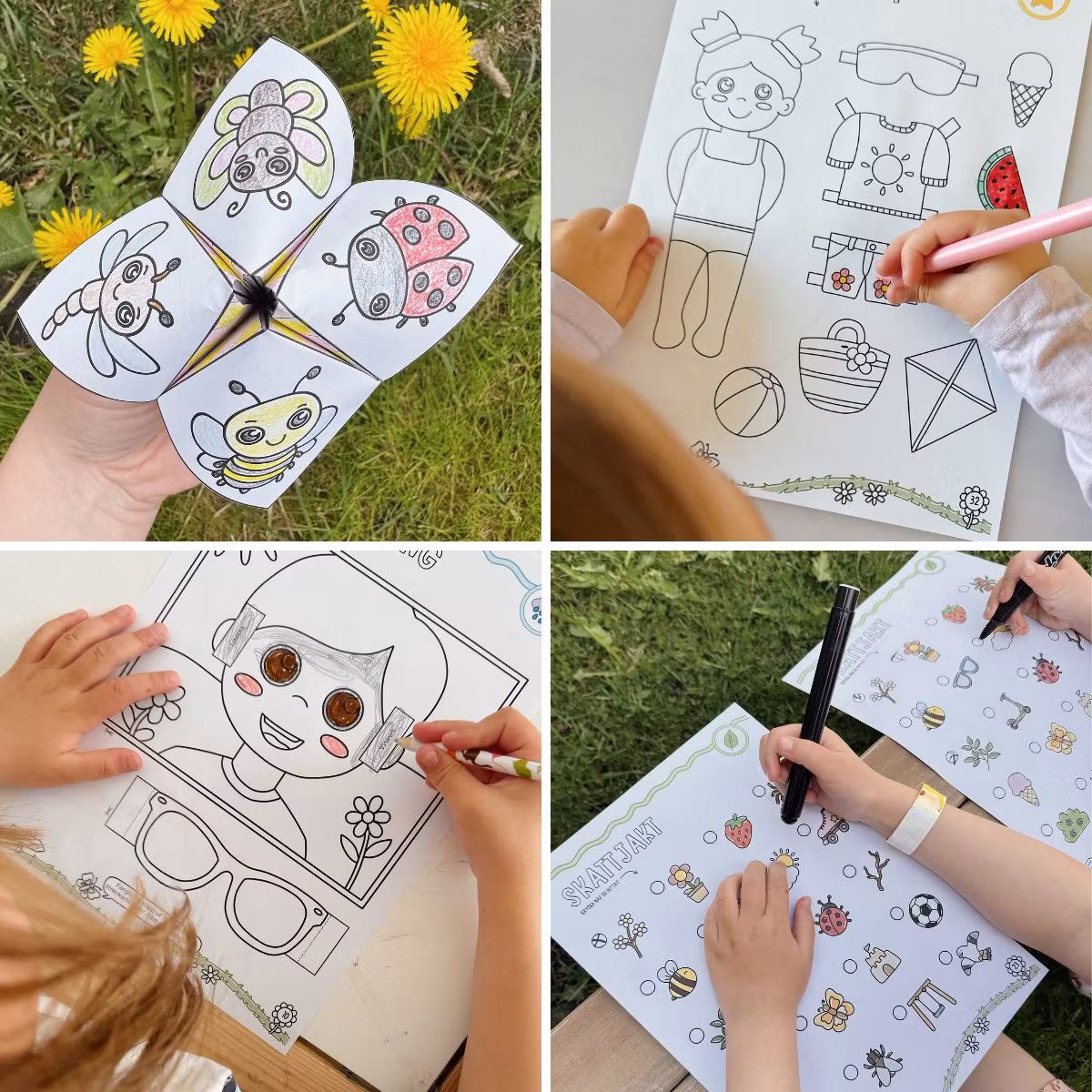 Sommarlov - Utmaningar, pyssel, spel, på resan & utomhus