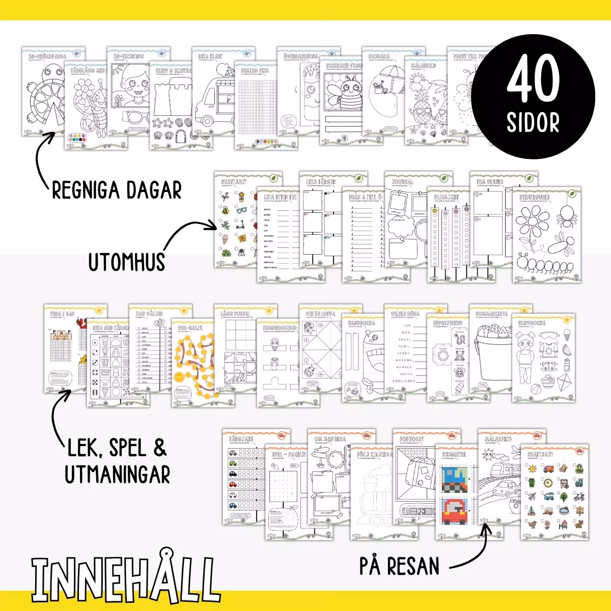 Sommarlov - Utmaningar, pyssel, spel & utomhuslek