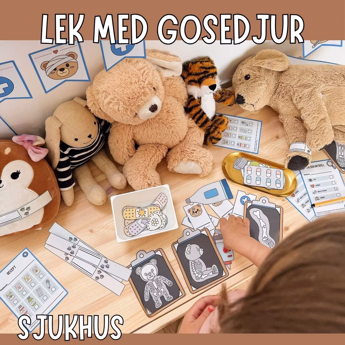 Lek med gosedjur - Sjukhus