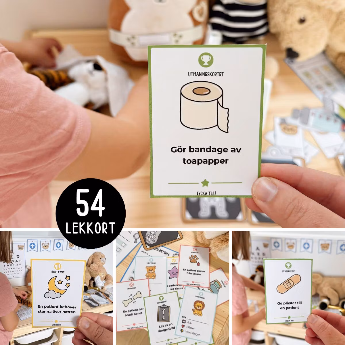 Lek med gosedjur - Sjukhus