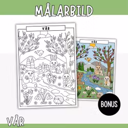Målarbild - Vår