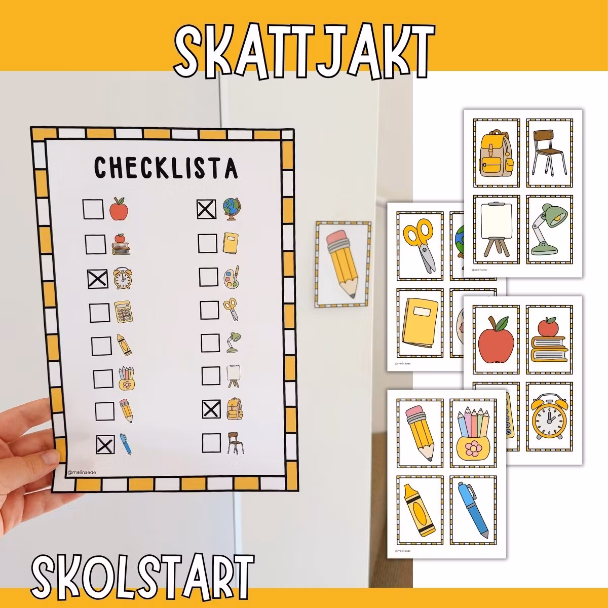 Skattjakt för barn - Skolstart