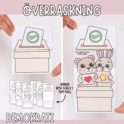 Demokratipyssel för barn - Öppna valurnan