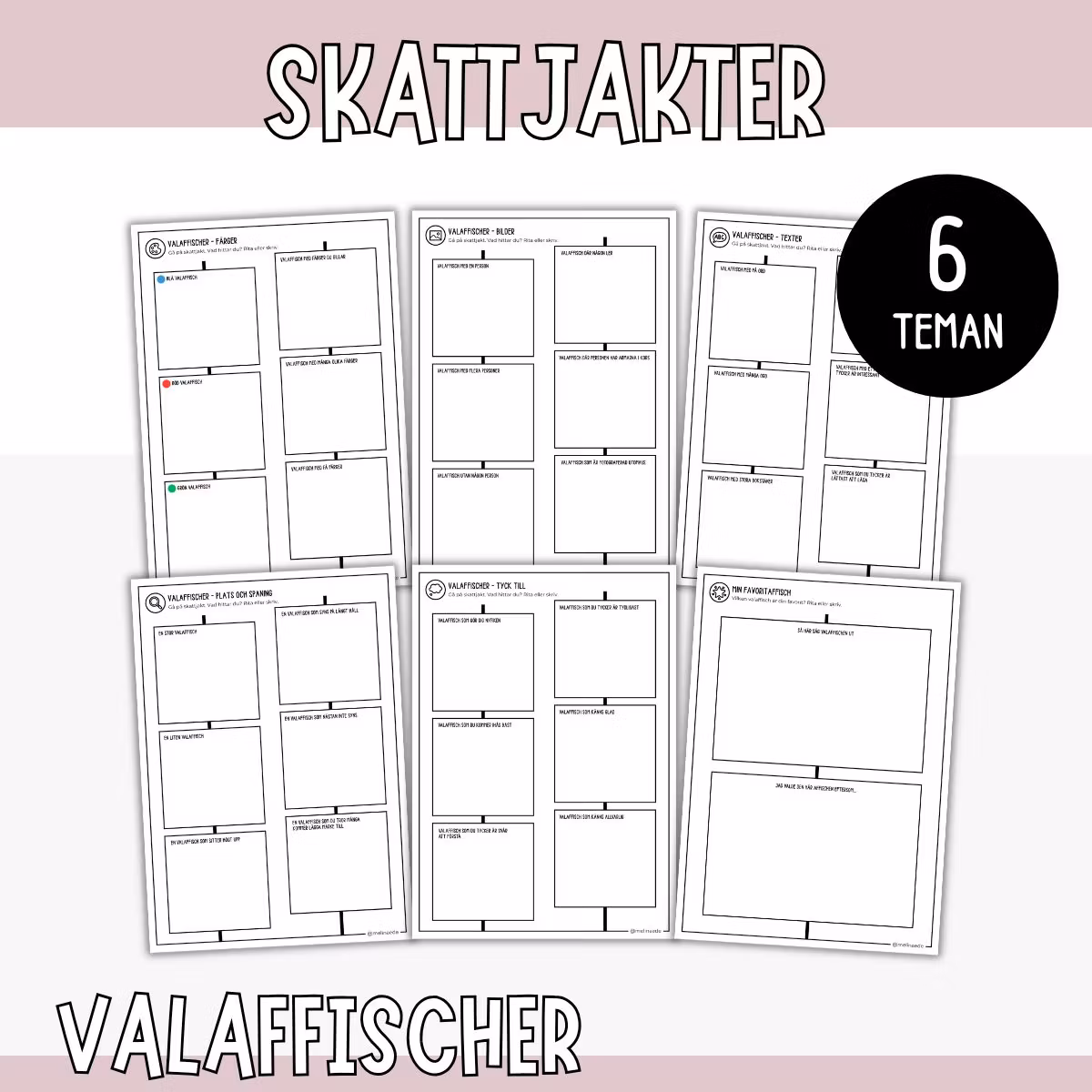 Leta efter riktiga valaffischer - 6 skattjakter