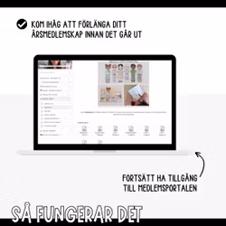 Förnya ditt medlemskap - 12 nya månader