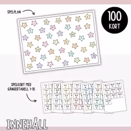 Räkna & hitta (Gångertabell 1-10) - Mattespel med multiplikation