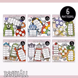Slå & räkna - Stort paket med mattespel