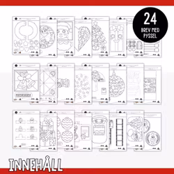 Nissens pysselkalender - 24 nissebrev med julpyssel (år 1)