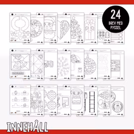 Nissens pysselkalender - 24 nissebrev med julpyssel (år 1)
