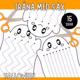 Träna med sax - Halloween (spöken)