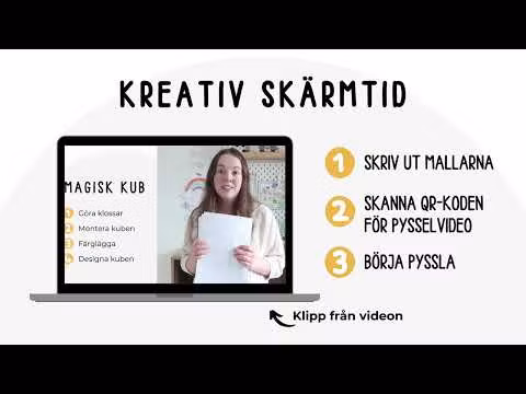 Magisk kub - mixat tema (mallar + video)