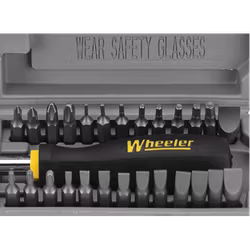 WHEELER'S SPACE-SAVER SCREWDRIVER SET