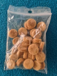 30 Pack filtförladdning kal .44/45 3mm