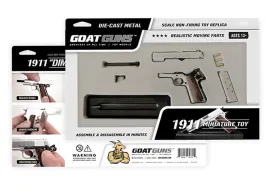 Goatguns Mini 1911 miniatyr - silver