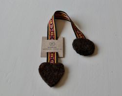 Bokmärke röd/orange band