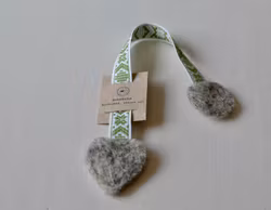 Bokmärke grönt band
