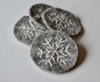 Muggunderlägg Snöflinga
