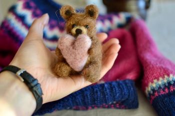 Nalle med hjärta
