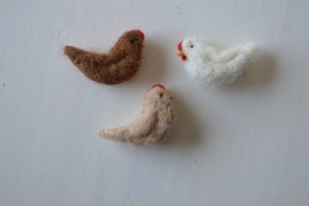 Ulliga höns, till påskriset eller som dekoration