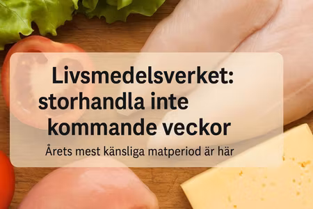 Rötmånaden är här – därför avråder Livsmedelsverket från att storhandla