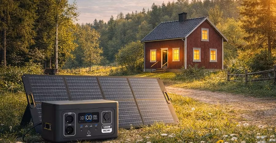 Allt fler säkrar sin el - därför väljer många ett portabelt energipaket