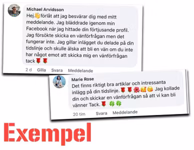 Varning! Bedrägerier på Facebook ökar