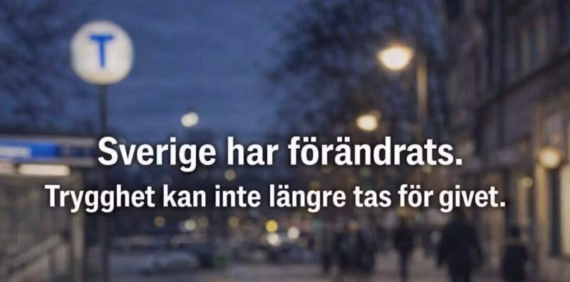 Sverige har förändrats – trygghet kan inte längre tas för givet